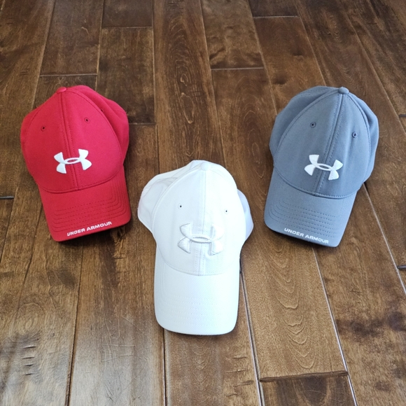 BUNDLE: 3 Under Armour baseball caps size M/L - Picture 4 of 10